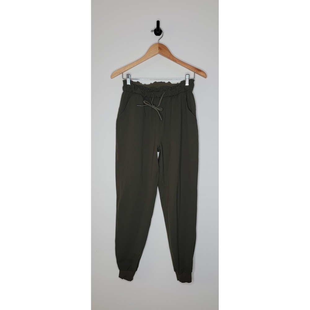 Lululemon On The Fly Jogger High Rise Pant Women's Size 6 Green 28" Inseam